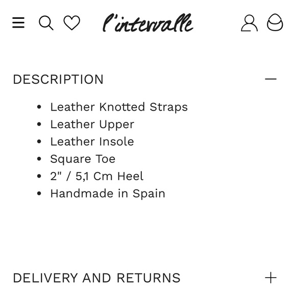 l’intervalle white block heel sandal - Picture 6 of 6